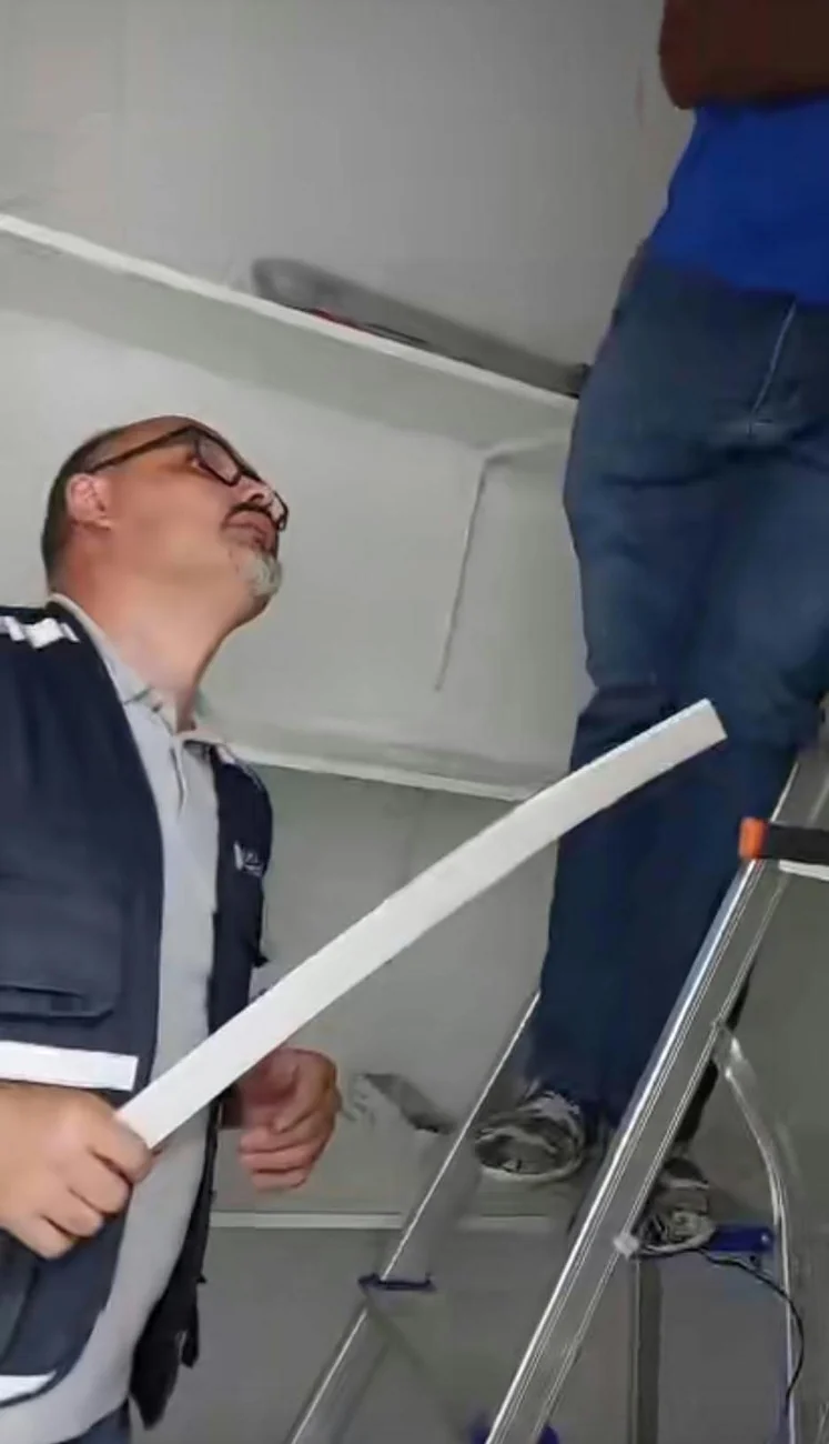 Acompanhamento técnico na montagem