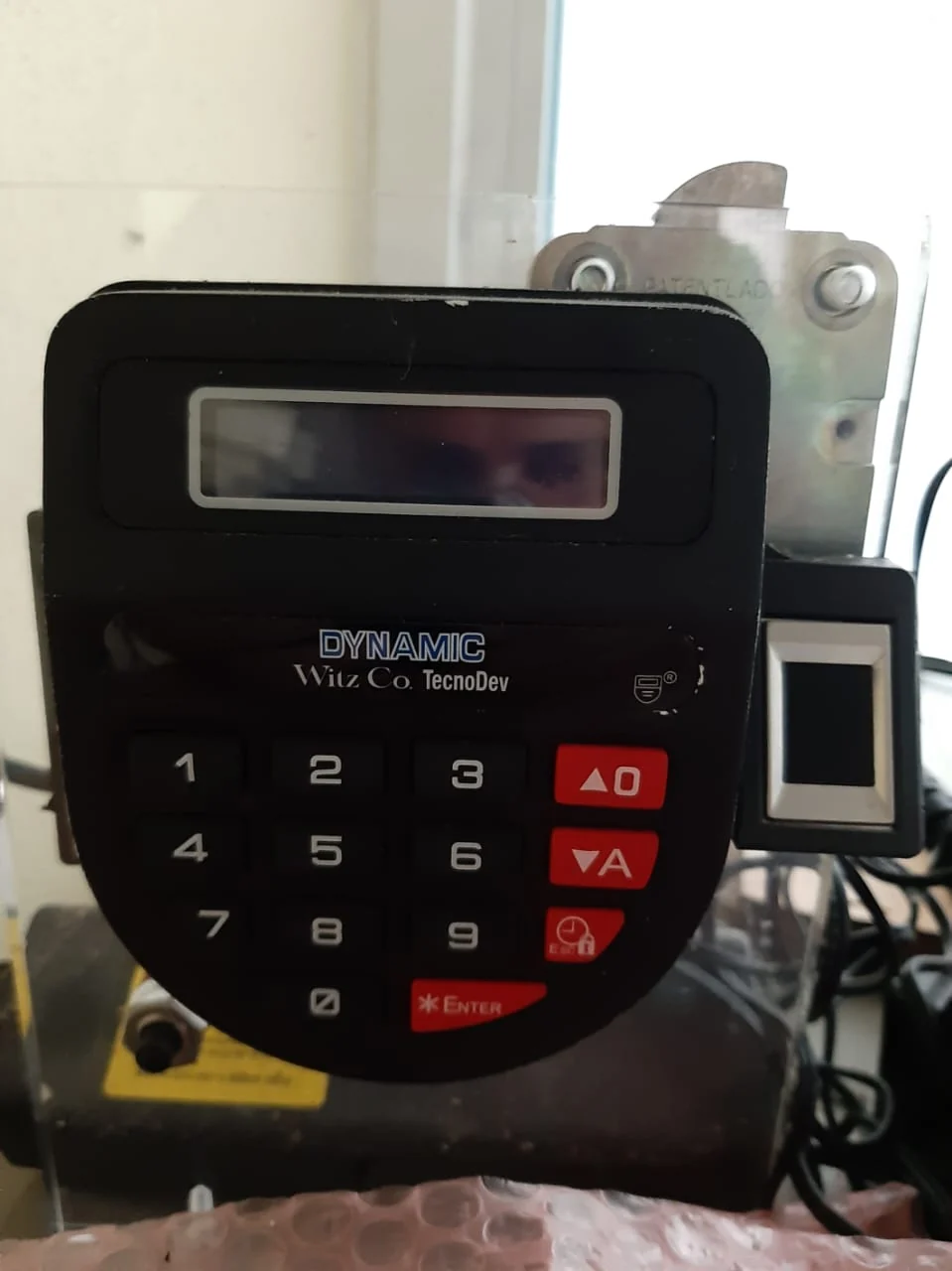 Teclado de fechadura electrónica para cofre